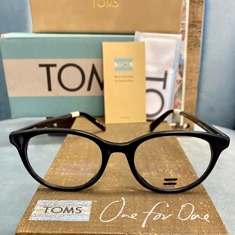 Brand New TOMS “Hayley” Black Cat Eye Optical Eyeglasses